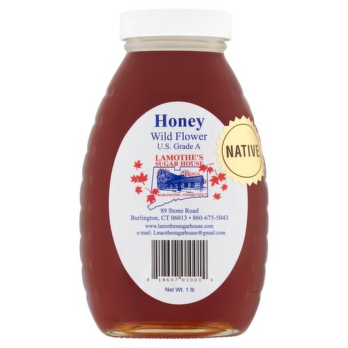 Lamothe's Sugar House Native Wild Flower Honey, 1 lb