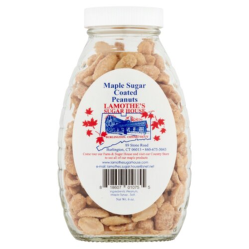 Lamothe's Sugar House Maple Sugar Coated Peanuts, 6 oz