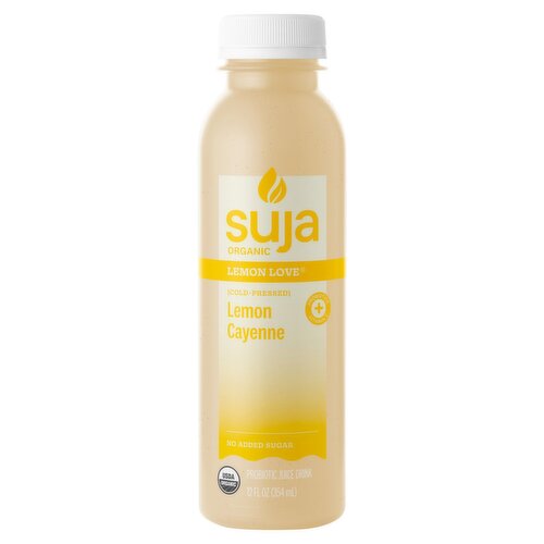 Suja Organic Cold-Pressed Lemon Love, 12 fl oz