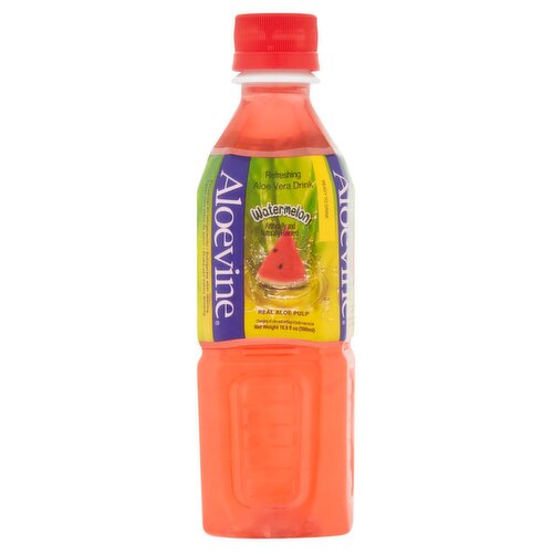 Aloevine Watermelon Refreshing Aloe Vera Drink, 16.9 fl oz