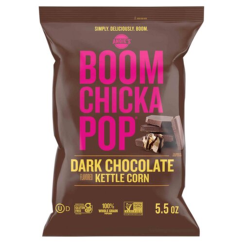 Angie's Boom Chicka Pop Dark Chocolate Flavored Kettle Corn, 5.5 oz