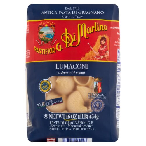 Pastificio G. Di Martino Lumaconi Pasta, 16 oz