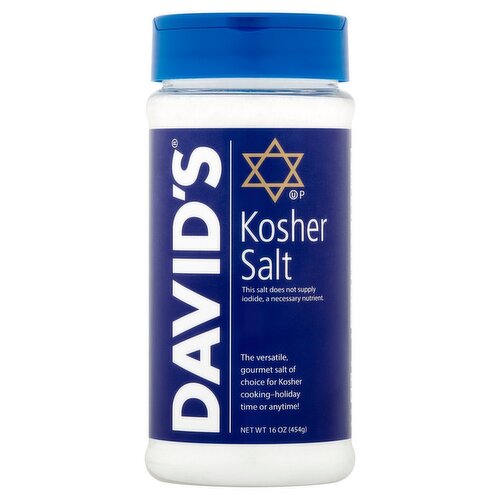 David's Kosher Salt, 16 oz