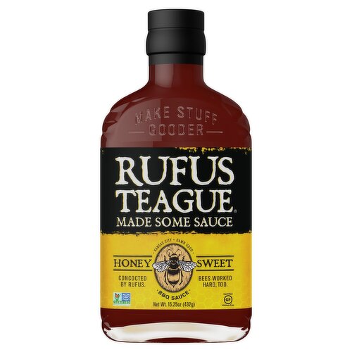 Rufus Teague Honey Sweet BBQ Sauce, 15.25 oz