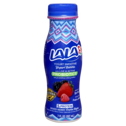 Lala Mixed Berry Yogurt Smoothie, 7 fl oz