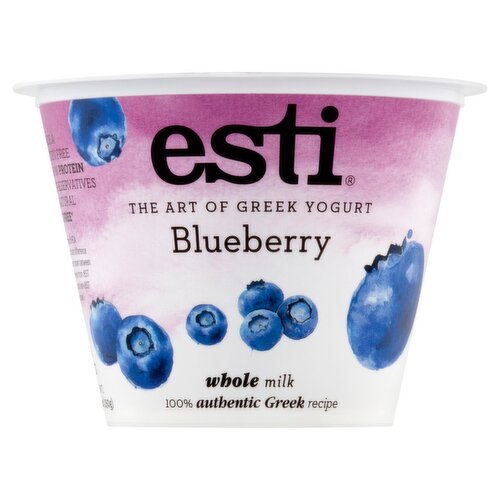 Esti Blueberry Whole Milk Greek Yogurt, 5.3 oz