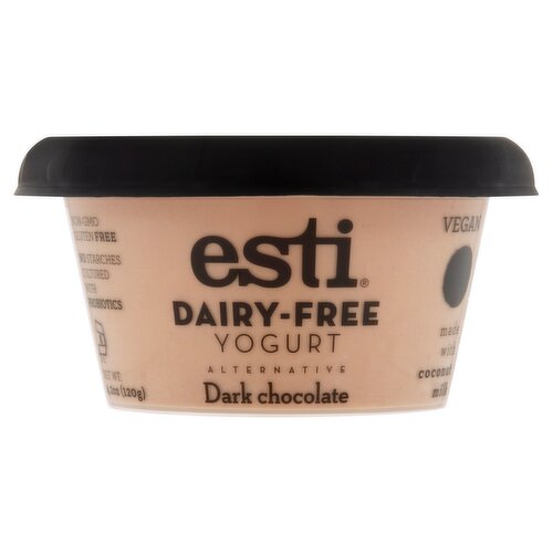 Esti Dairy-Free Dark Chocolate Yogurt Alternative, 4.2 oz