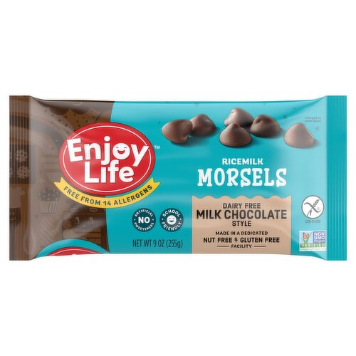 Enjoy Life Milk Chocolate Style Ricemilk Morsels, 9 oz