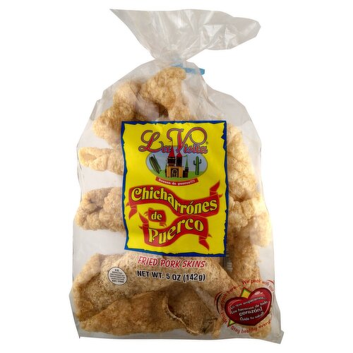 La Visita Chicharrones Fried Pork Skins, 5 oz