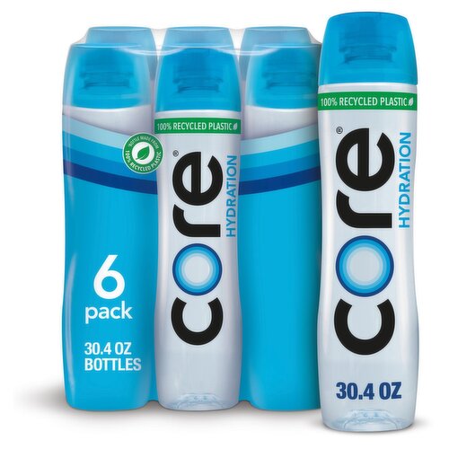 Core Hydration Purified Water, 30.4 fl oz, 6 count