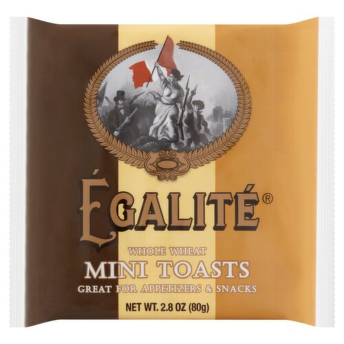 Egalite Whole Wheat Mini Toasts, 2.8 oz