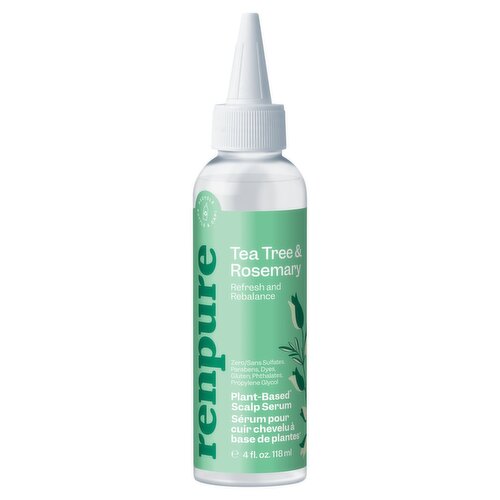 Renpure Tea Tree & Rosemary Plant-Based Scalp Serum, 4 fl oz