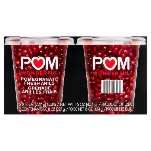 Pom Wonderful Pomegranate Fresh Arils, 8 oz, 2 count