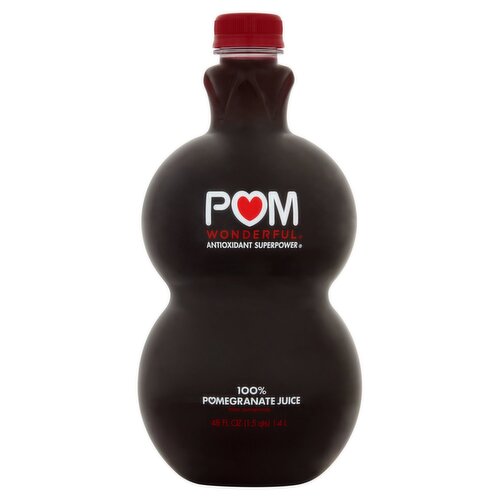 Pom Wonderful Antioxidant Superpower 100% Pomegranate Juice, 48 fl oz