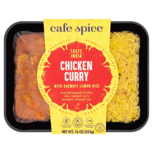 Cafe Spice Chicken Curry with Basmati Lemon Rice, 16 oz