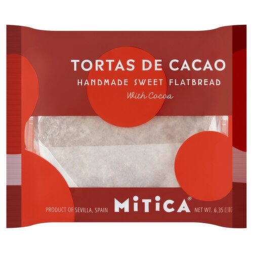 Mitica Handmade Sweet Flatbread with Cocoa, 6 count, 6.35 oz