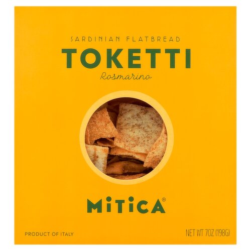 Mitica Sardinian Flatbread Rosmarino Toketti, 7 oz