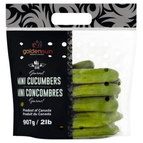 Golden Sun Gourmet Mini Cucumbers, 2 lb