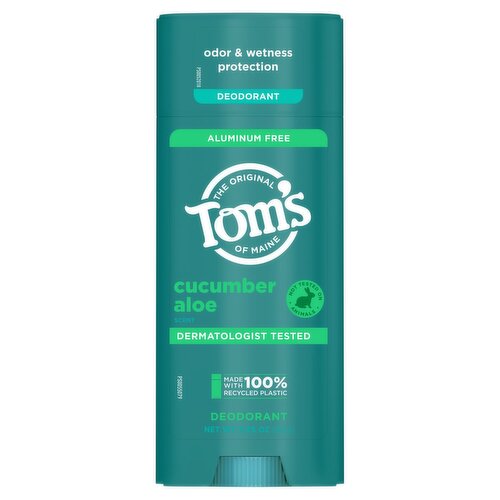 Tom's of Maine The Original Cucumber Aloe Scent Deodorant, 3.25 oz