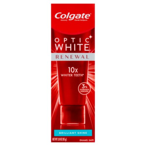 Colgate Optic White Renewal Brilliant Shine Toothpaste, 3.0 oz - ShopRite