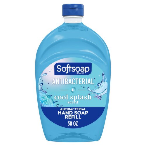 Softsoap Cool Splash Scent Antibacterial Hand Soap, 50 fl oz