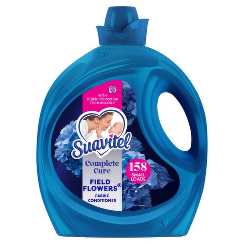 Suavitel Complete Care Field Flowers Fabric Conditioner, 158 Small Loads, 158 fl oz