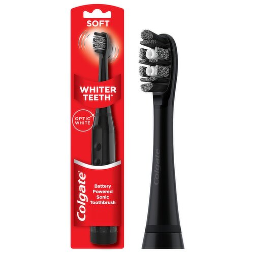 Colgate Optic White Soft Sonic Toothbrush, 1 count