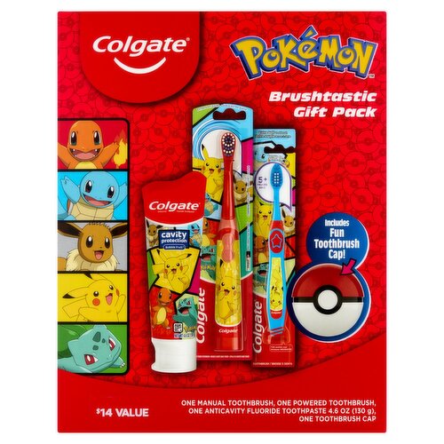 Colgate Pokemon Brushtastic Gift Pack