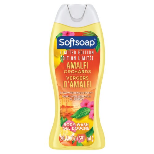Softsoap Amalfi Orchards Lemon Meringue Scent Moisturizing Body Wash Limited Edition, 20 fl oz