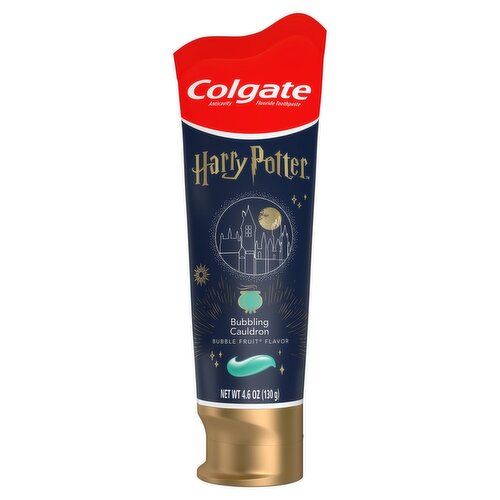 Colgate Harry Potter Bubbling Cauldron Bubble Fruit Flavor Anticavity Fluoride Toothpaste, 4.6 oz