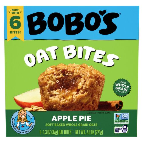 Bobo's Apple Pie Oat Bites, 1.3 oz, 6 count