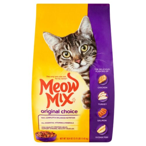 Meow Mix Original Choice Cat Food, 50.4 oz