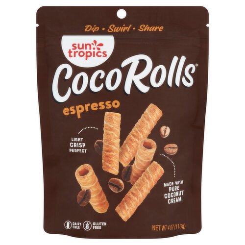 Sun Tropics Espresso Coco Rolls, 4 oz