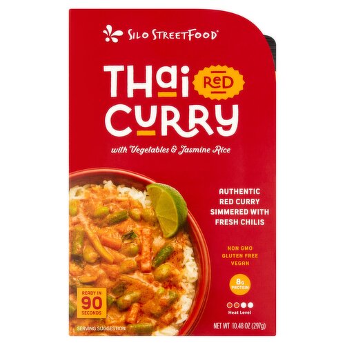 Silo StreetFood Thai Red Curry with Vegetables & Jasmine Rice, 10.48oz