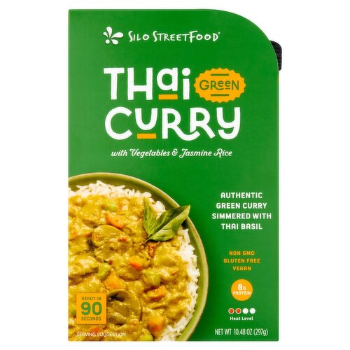 Silo StreetFood Thai Green Curry with Vegetables & Jasmine Rice, 10.48 oz
