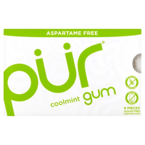 Pur Coolmint Sugar-Free Chewing Gum, 9 count