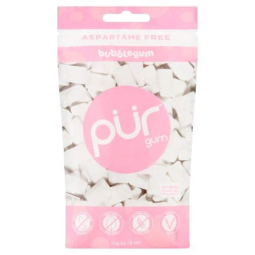 Pür Bubblegum Sugar Free Chewing Gum, 55 count, 2.72 oz