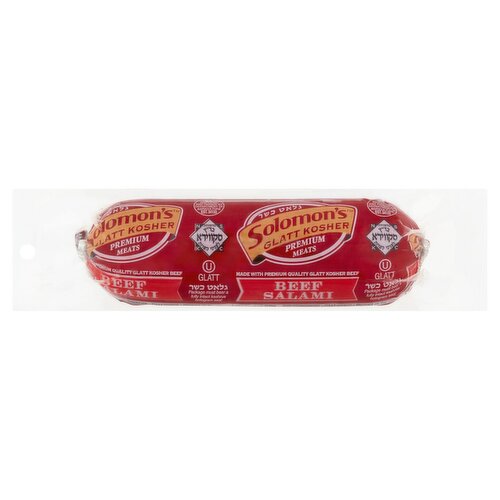 Solomon's Glatt Kosher Beef Salami, 12 oz