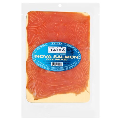 Haifa Cold Smoked Nova Salmon, 8 oz