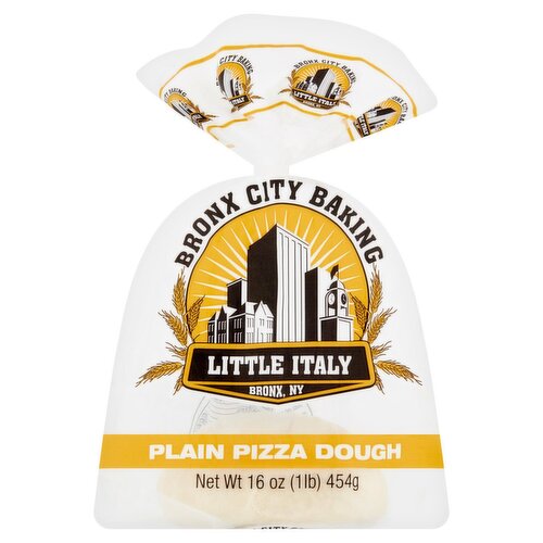 Bronx City Baking Plain Pizza Dough, 16 oz