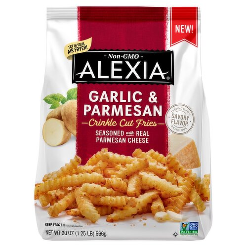 Alexia Garlic & Parmesan Crinkle Cut Fries, 20 oz