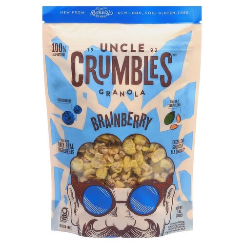 Uncle Crumbles Brainberry Granola, 11 oz