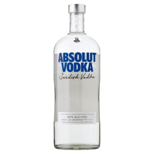 Absolut Swedish Vodka, 1.75 liters