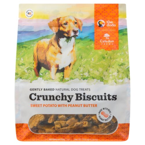 Caledon Farms Crunchy Biscuits Gently Baked All Natural Dog Treats, 19.5 oz