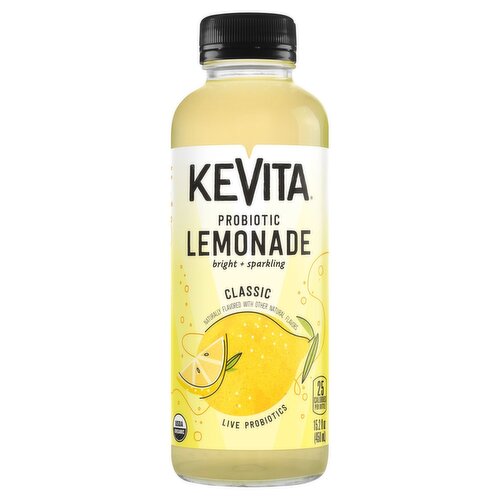 KeVita Classic Probiotic Lemonade, 15.2 fl oz