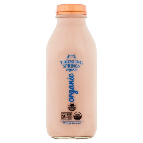 Trickling Springs Organic Chocolate Milk, 1 quart