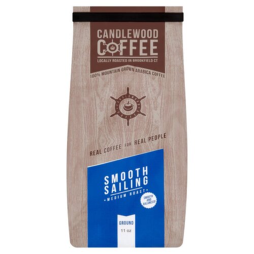 Candlewood Coffee Smooth Sailing Medium Roast Ground Coffee, 11 oz