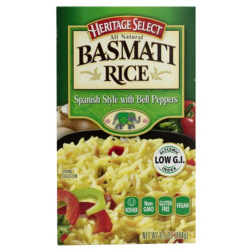 Heritage Select Spanish Style with Bell Peppers Basmati Rice, 6.5 oz