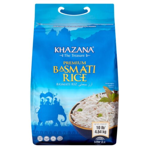 Khazana Premium Basmati Rice, 10 lb