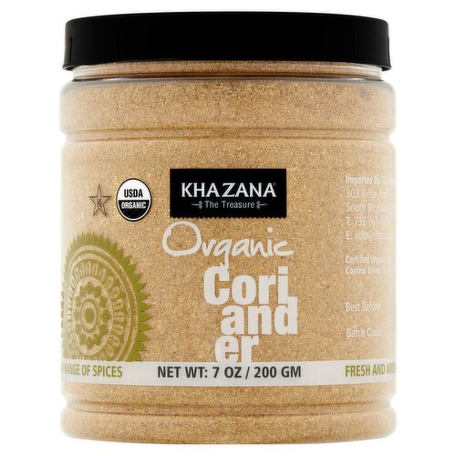 Khazana Organic Coriander, 7 oz